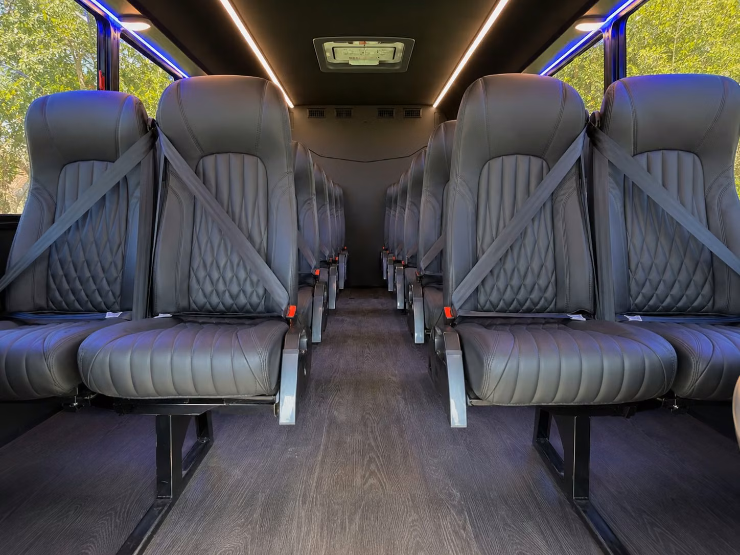 20 passenger minibus inside