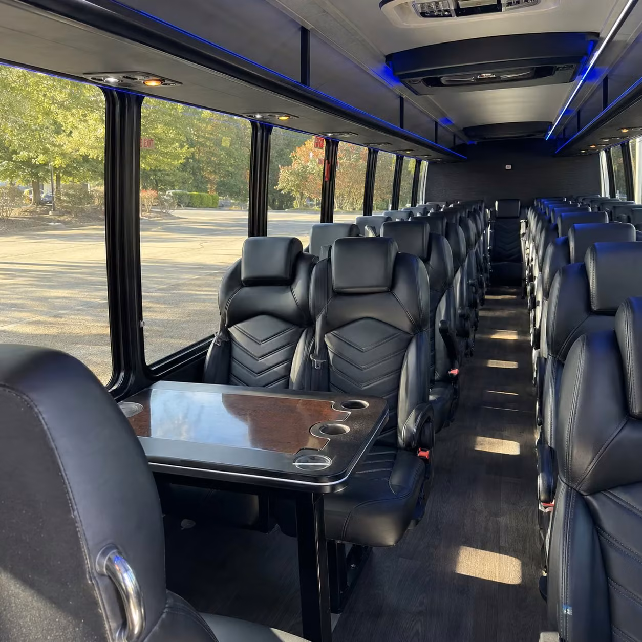 30 passenger minibus inside