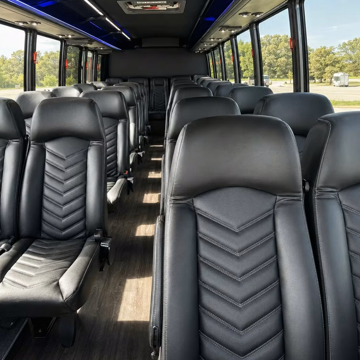 30 passenger minibus interior