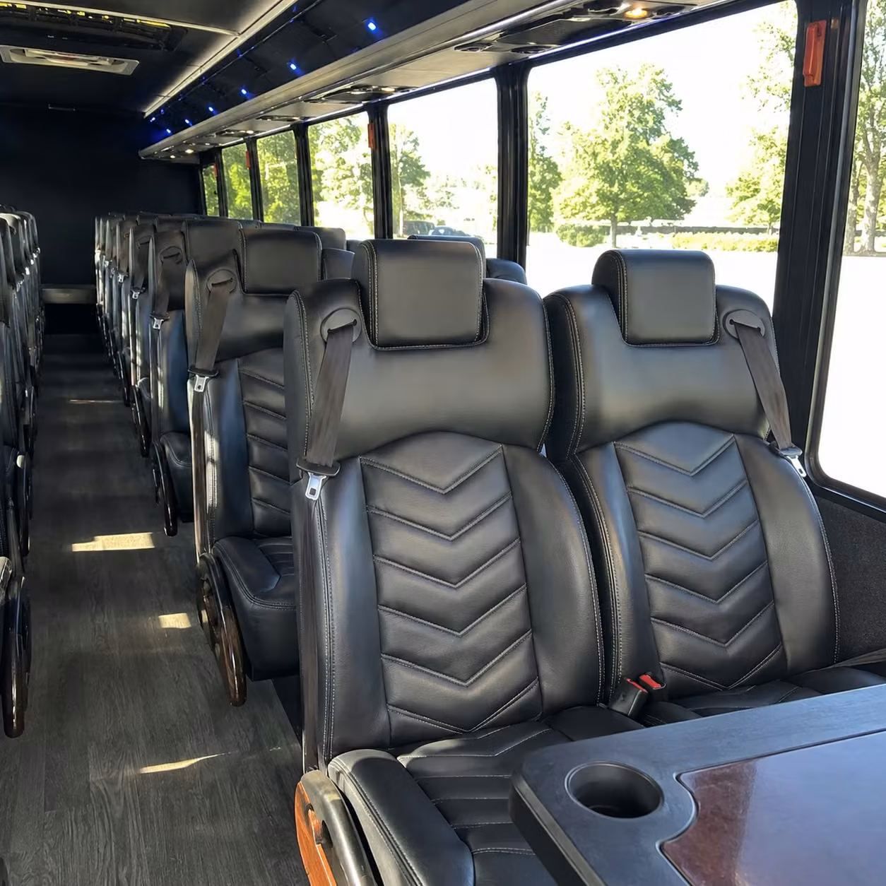 35 passenger minibus inside