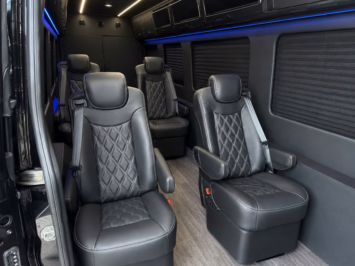 quincy sprinter van rental with driver